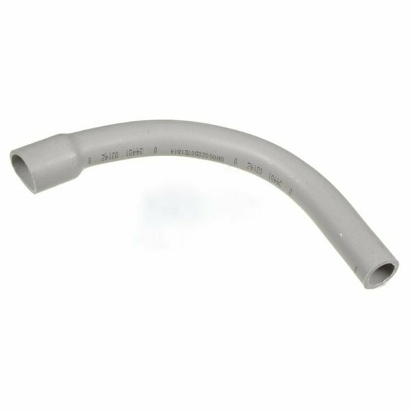 American Imaginations 1.25-in. Plastic Cylindrical 90 Degree Elbow Modern Grey AI-36592